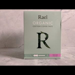 BNIB Rael Organic Cotton Pads Extra Long Overnight, 6pk Postpartum Recovery